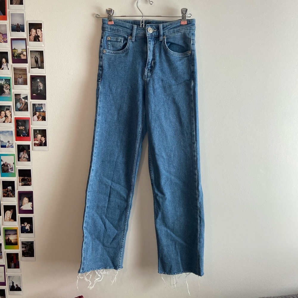 H&M wide leg jeans